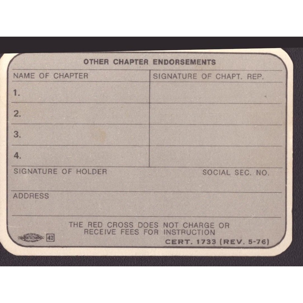 Vintage Alabama Red Cross Instructor Cards & Medical Self Help Training Lot 4pc - Picture 1 of 16